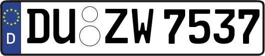 DU-ZW7537
