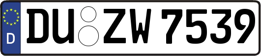 DU-ZW7539