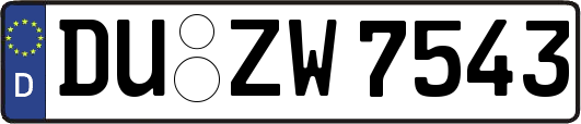 DU-ZW7543