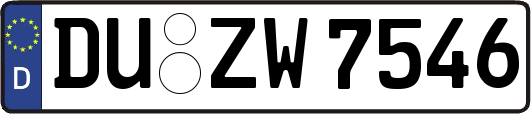 DU-ZW7546