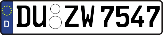 DU-ZW7547