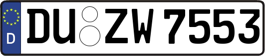 DU-ZW7553
