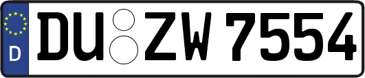 DU-ZW7554