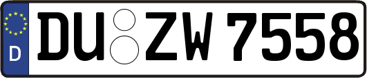 DU-ZW7558