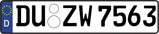 DU-ZW7563
