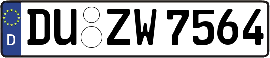 DU-ZW7564