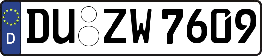 DU-ZW7609