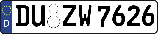 DU-ZW7626