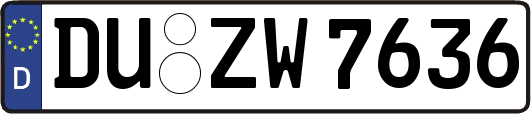 DU-ZW7636