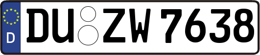 DU-ZW7638