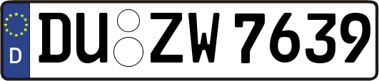DU-ZW7639