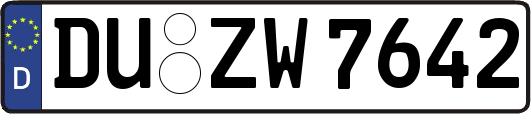 DU-ZW7642