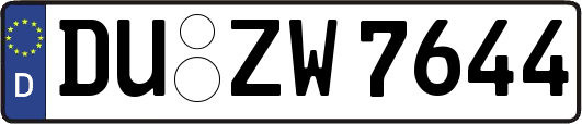 DU-ZW7644