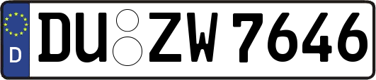 DU-ZW7646