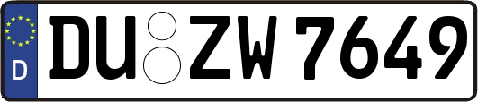 DU-ZW7649