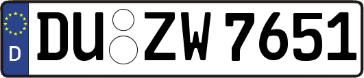 DU-ZW7651