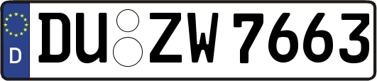DU-ZW7663