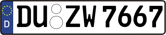 DU-ZW7667