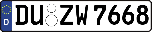 DU-ZW7668