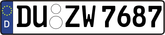 DU-ZW7687