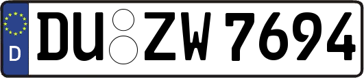 DU-ZW7694