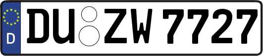 DU-ZW7727