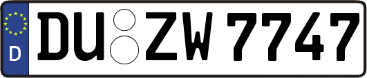 DU-ZW7747
