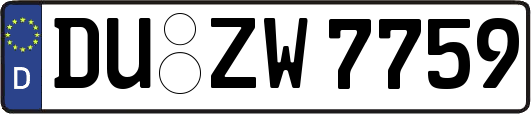 DU-ZW7759