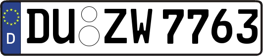 DU-ZW7763