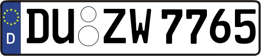 DU-ZW7765