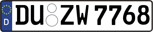 DU-ZW7768