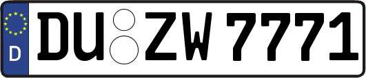 DU-ZW7771