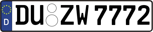 DU-ZW7772