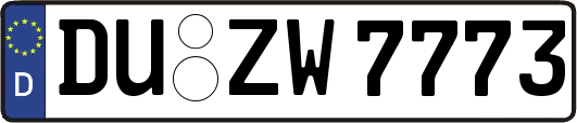 DU-ZW7773