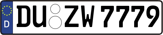 DU-ZW7779
