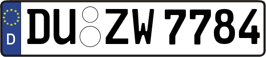 DU-ZW7784