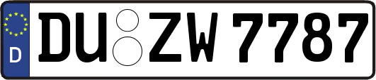 DU-ZW7787