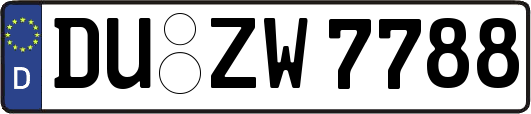 DU-ZW7788