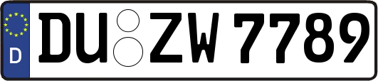 DU-ZW7789