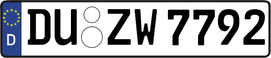 DU-ZW7792