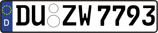 DU-ZW7793