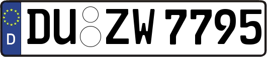 DU-ZW7795