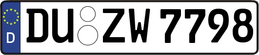 DU-ZW7798