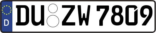 DU-ZW7809