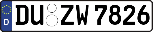 DU-ZW7826