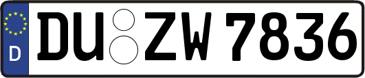 DU-ZW7836