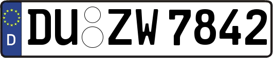 DU-ZW7842