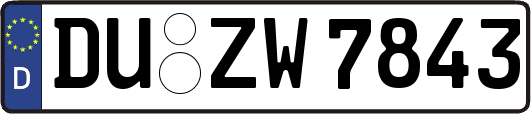 DU-ZW7843