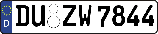 DU-ZW7844