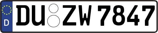 DU-ZW7847